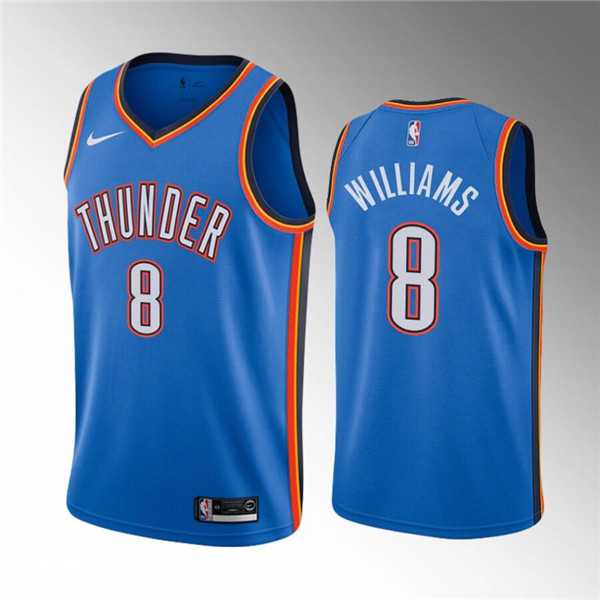 Oklahoma City Thunder #8 Jaylin Williams Blue Icon Edition Stitched Basketball Jersey Dzhi,We sell and wholesale Oklahoma City Thunder #8 Jaylin Williams Blue Icon Edition Stitched Basketball Jersey Dzhi on line form chian!